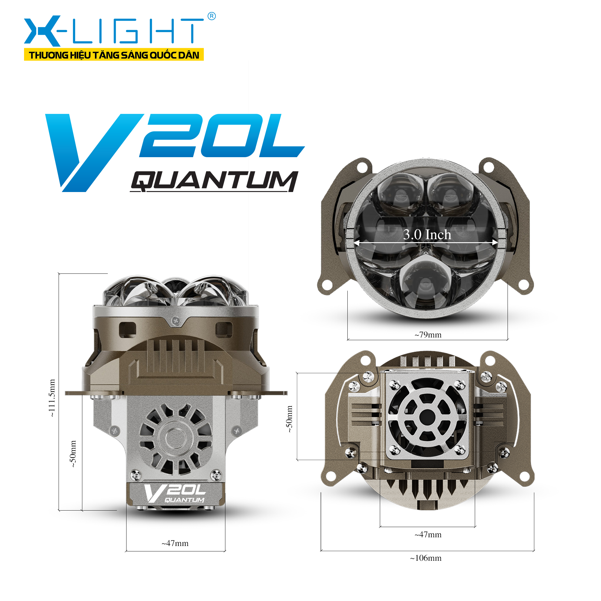 Bi LED X-Light V20L Quantum